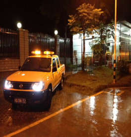 徹夜搶險不停歇  全力奮戰保供水