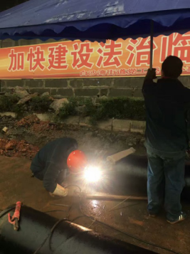 全力以赴  緊急完成濱江環線工程第一階段施工