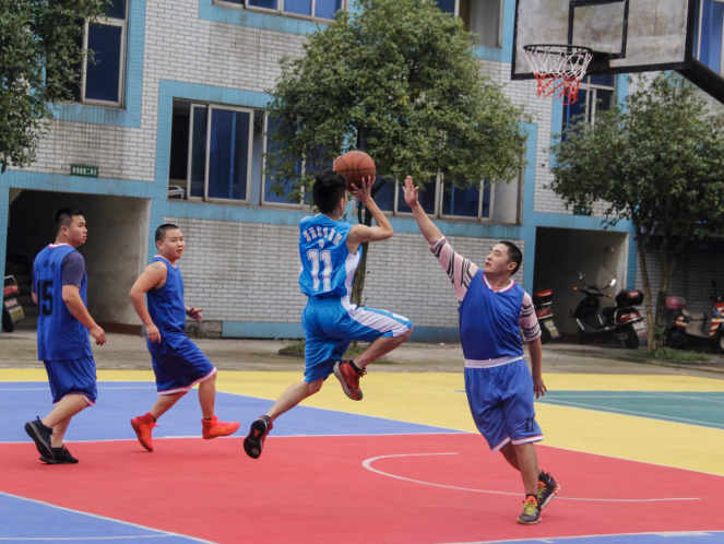 清源水務集團公司第三屆職工籃球比賽順利開幕