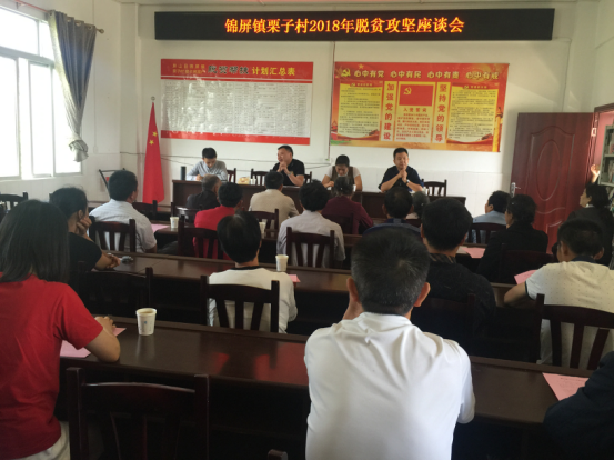 集團(tuán)公司參加栗子村2018年脫貧攻堅 座談會