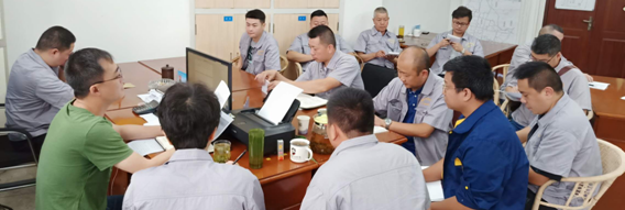 營銷部積極開展安全生產月活動