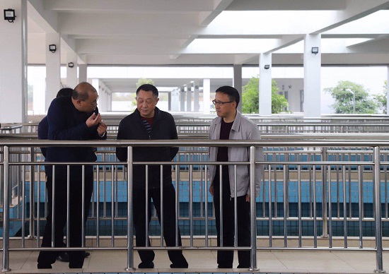 市審計(jì)局領(lǐng)導(dǎo)到清源水務(wù)菜壩水廠(chǎng)開(kāi)展審計(jì)整改督查工作