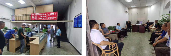 集團公司黨委書記、董事長周燕賓帶隊 開展聯系基層工作