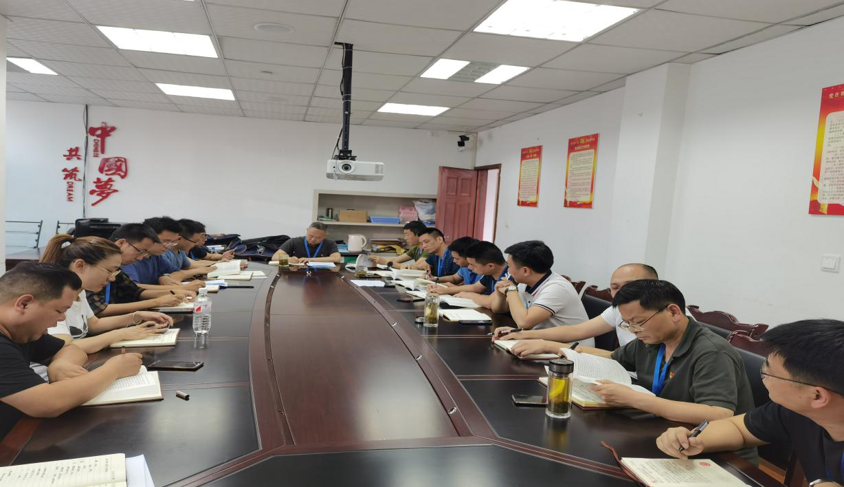 集團公司黨委委員、副總經理劉林為二支部上專題黨課