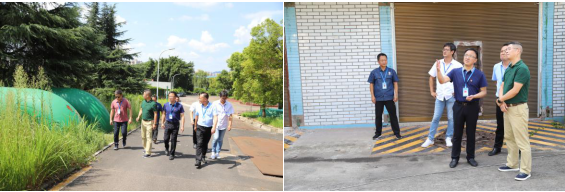 宜賓市公用事業服務集團籌備組副組長胡為民深入清源水務集團一線調研