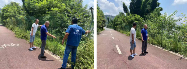 集團公司領導督導水源地環保工作