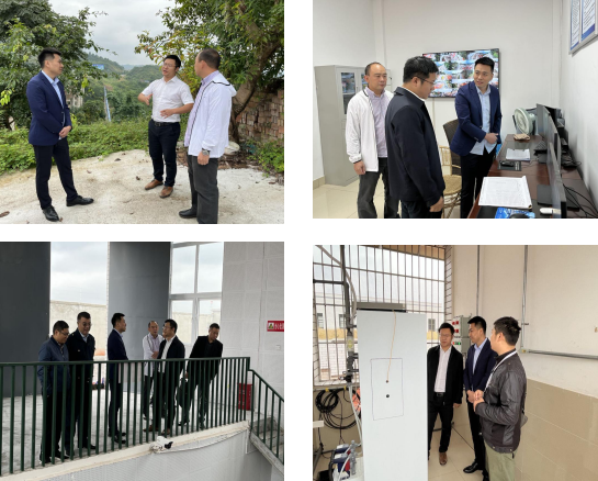 敘州區副區長龍柯帶隊調研高捷水廠