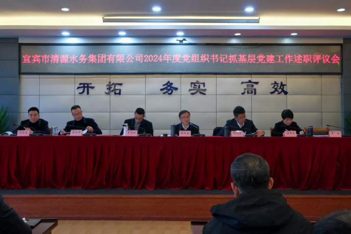 清源水務(wù)公司黨委召開2024年度黨組織書記抓基層黨建工作述職評議會(huì)
