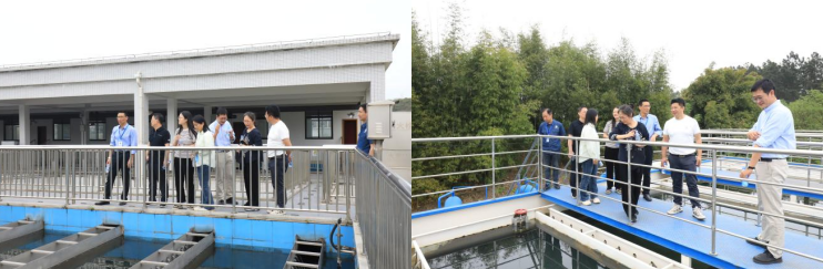 清源水務公司外部董事、監事深入基層開展調研