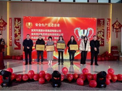 清源水務公司獲評興文縣空鐵新區(qū) “安全生產(chǎn)先進企業(yè)”稱號